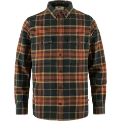 Fjällräven Övik Twill férfi ing, Autumn Leaf-Dark Navy (215-555), S