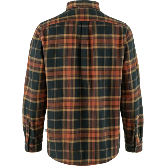 Fjällräven Övik Twill férfi ing, Autumn Leaf-Dark Navy (215-555), S