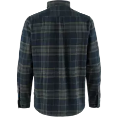 Fjällräven Övik Twill hosszú ujjú férfi ing, Dark Navy-Basalt, S