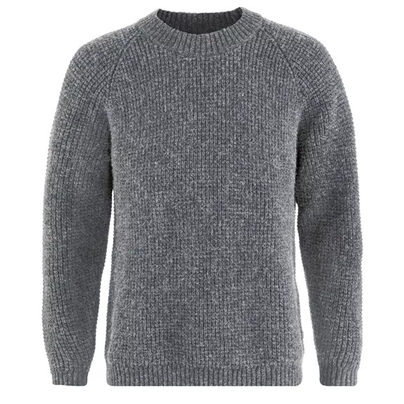 Fjällräven Övik Waffle férfi pulóver, Grey, XL