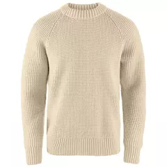 Fjällräven Övik Waffle férfi pulóver, Light Beige, S