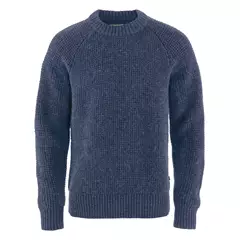 Fjällräven Övik Waffle férfi pulóver, Navy, S