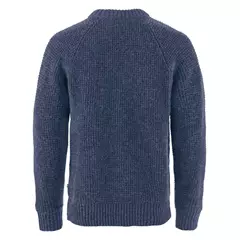 Fjällräven Övik Waffle férfi pulóver, Navy, S