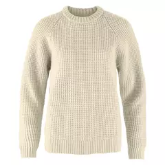Fjällräven Övik Waffle női pulóver, Light beige, M