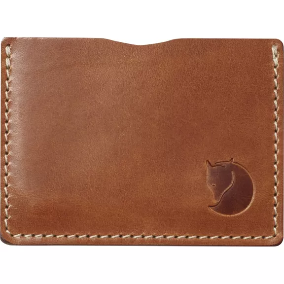 Fjällräven Övik bőr kártyatartó, Leather Cognac