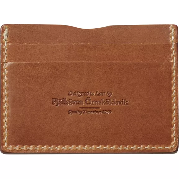 Fjällräven Övik bőr kártyatartó, Leather Cognac