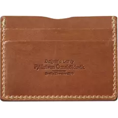 Fjällräven Övik bőr kártyatartó, Leather Cognac