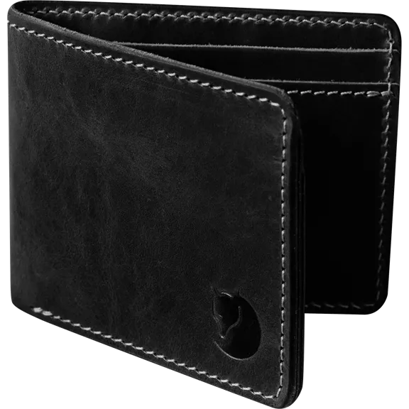 Fjällräven Övik bőr pénztárca, Black