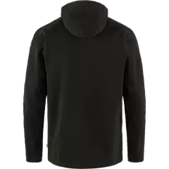 Fjällräven Övik kapucnis férfi fleece, Black, S