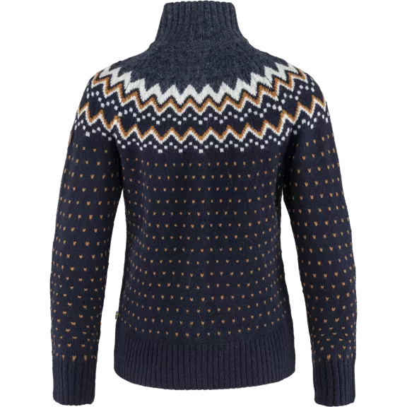 Fjällräven Övik női kötött kardigán, 555-dark navy, L
