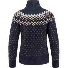 Fjällräven Övik női kötött kardigán, 555-dark navy, L