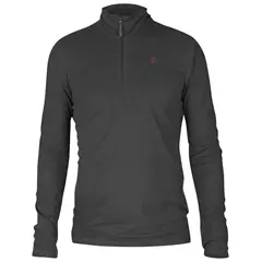 Fjällräven PINE HALF ZIP hosszú ujjú póló, antracit, S