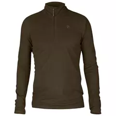 Fjällräven PINE HALF ZIP hosszú ujjú póló, sötét olajzöld L