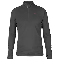 Fjällräven PINE HALF ZIP hosszú ujjú póló, antracit, XL