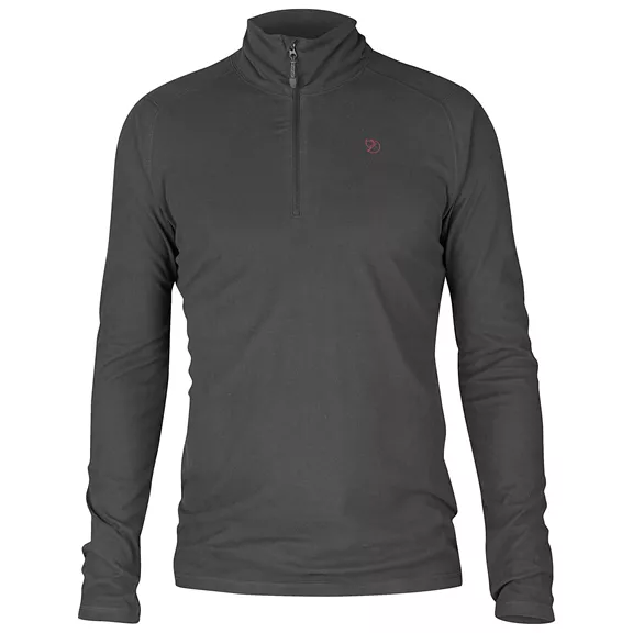 Fjällräven PINE HALF ZIP hosszú ujjú póló, antracit, XXL
