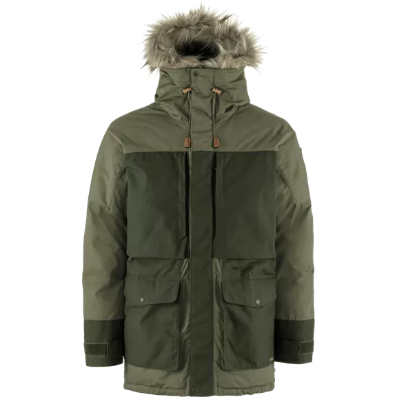 Fjällräven Polar Expedition férfi parka, Laurel Green-Deep Forest, L