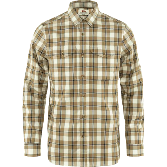 Fjällräven Singi Flannel ing, Buckwheat Brown-Patina Green, M