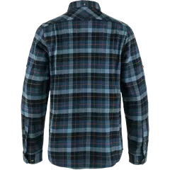 Fjällräven Singi Heavy Flannel hosszú ujjú férfi ing, Dark Navy-Indigo Blue, M
