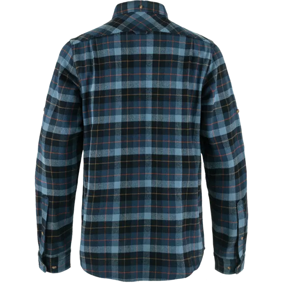 Fjällräven Singi Heavy Flannel hosszú ujjú férfi ing, Dark Navy-Indigo Blue, XXXL