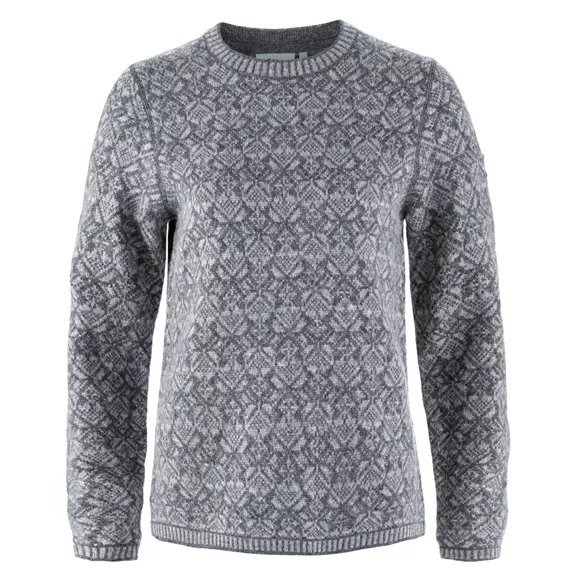 Fjällräven Snow Round Neck női pulóver, Grey, XS