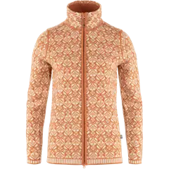 Fjällräven Snow kötött női kardigán, Desert Brown, L