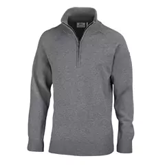 Fjällräven Troyer Övik Lite Half Zip férfi pulóver, Grey-melange, M