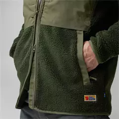 Fjällräven Vardag Pile férfi kabát, Deep Forest-Laurel Green, M