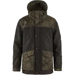 Fjällräven Värmland Wool ffi. vadászkabát, dark olive-dark olive camo (633-636), S