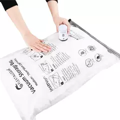 Flextail vákuumzsák szett – 4 db 40 × 60 cm-es újrahasználható tárolózsák S méret