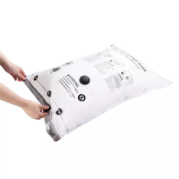 Flextail vákuumzsák szett – 4 db 60 × 80 cm-es újrahasználható tárolózsák L méret