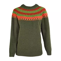 Foresta Natascha női pulóver, oliv, M