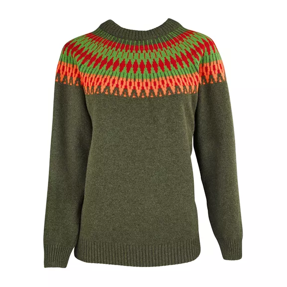 Foresta Natascha női pulóver, oliv, M