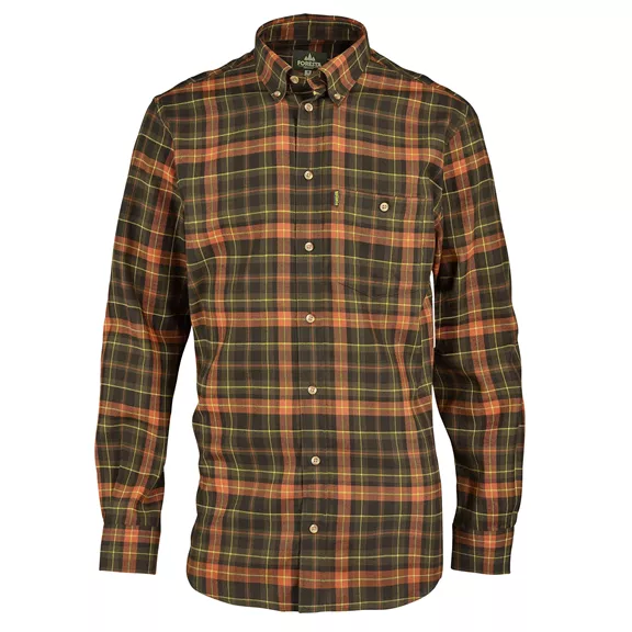 Foresta hosszú ujjú férfi ing, orange kariert, 3XL Foresta hosszú ujjú férfi ing, orange kariert, 3XL