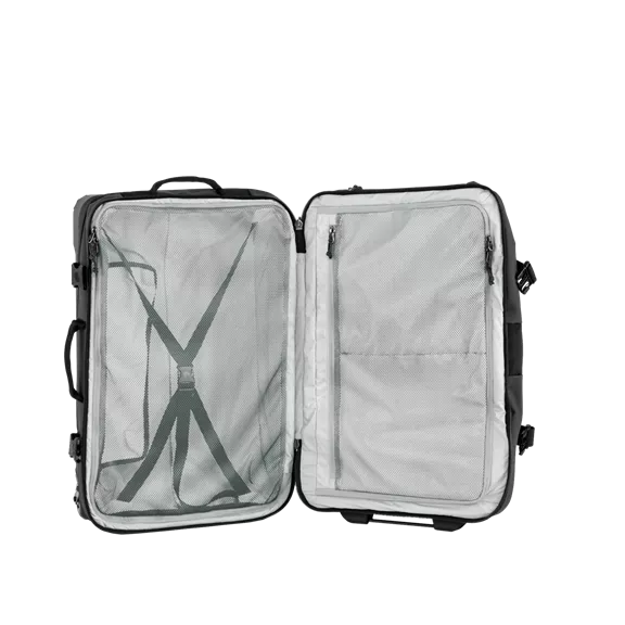 Färden Roller 75 gurulós utazótáska, Coal Black, 75 L