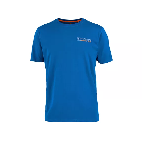 Freetree T-Shirt, unisex, classic blue, S.