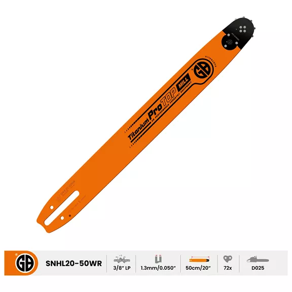 GB Arbor Tech vezetőlemez, 50 cm, 3/8"LP, 1,3 mm, 72 szem