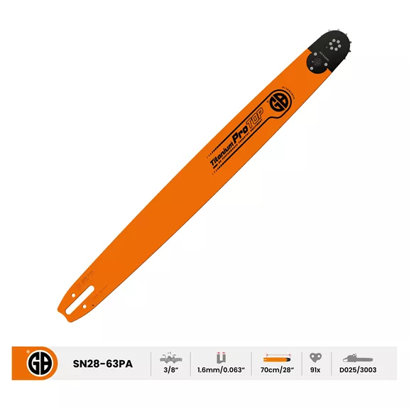 GB TITANIUM ProTOP láncvezető 3/8", 1,6mm, 71 cm, 90-91 szem