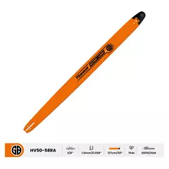 GB TITANIUM Pro hosszú vezető 125cm HQ 3/8"/1,5mm/157 szem