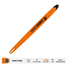 GB TITANIUM Pro hosszú vezető 125cm Stihl.404"/1,6mm/140szem