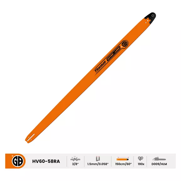 GB TITANIUM Pro hosszú vezető 150cm HQ 3/8"/1,5mm/191 szem