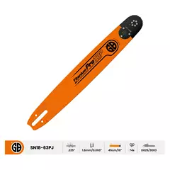 GB Titanium ProTOP vezetőlemez.325", 1,6 mm, 45 cm
