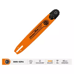 GB Titanium ProTOP vezetőlemez 3/8", 1,6 mm, 40 cm