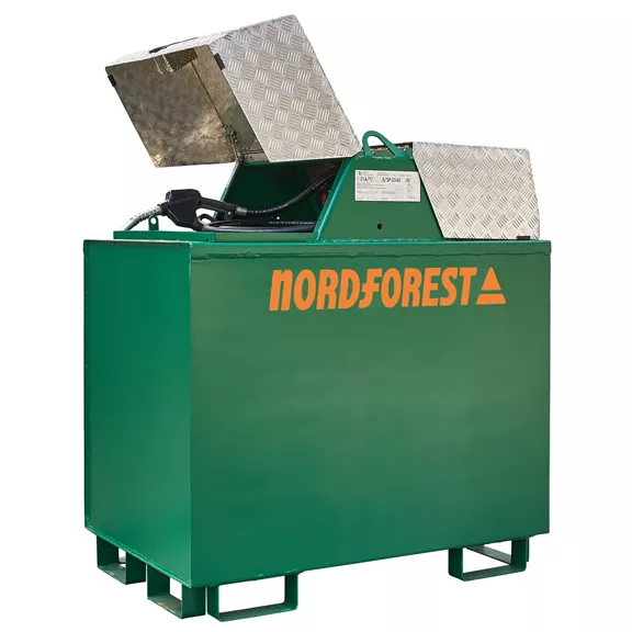 Gázolaj mobil tank Nordforest 600l 12V pumpa