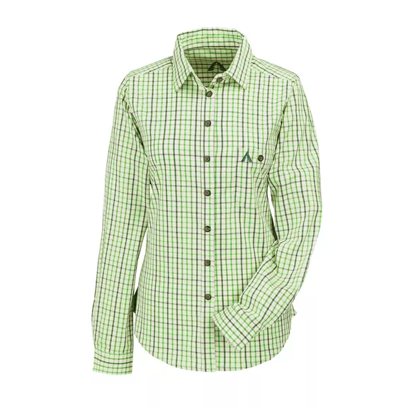 Grube hosszú ujjú női blúz, off white check, 42