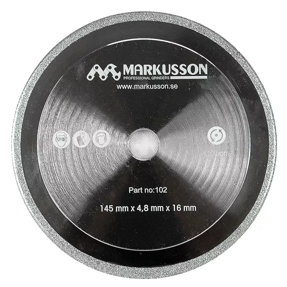 Gyémánt élezőkorong 145 x 4,8 x 16mm