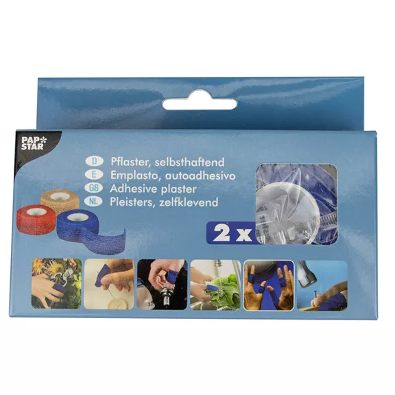 Gyorskötöző ragtapasz, 5 méter, kék Gyorskötöző ragtapasz, 5 méter, kék