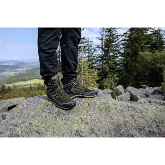 Haix Black Eagle Adventure 3.0 GTX mid, könnyű túrabakancs, khaki-rock, 9,5.