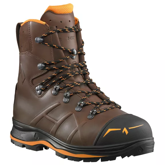 Haix Trekker Mountain 2.0 vágásbetétes bakancs, barna-narancs, 43