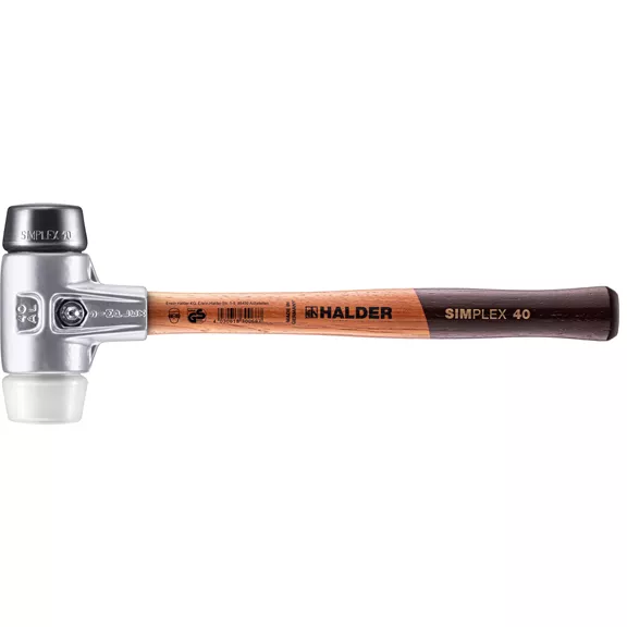 Halder Simplex 3127 favizsgáló kalapács, 40 mm, 325 mm, 376 g.