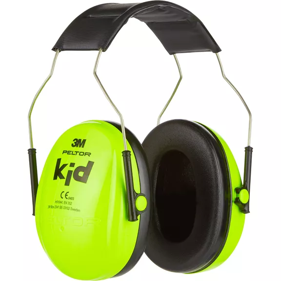 Hallásvédő gyerekeknek "KID" neonsárga